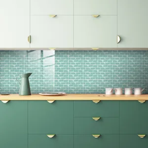 Adesivo per piastrelle a mosaico in PVC impermeabile per paraschizzi cucina e casa.