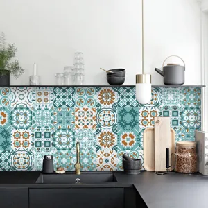 Adesivi per piastrelle mandala cucina impermeabili decorativi adesivi murali 24pz