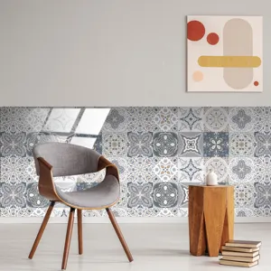 Adesivi per piastrelle retrò autoadesivi impermeabili decorazione murale dettagli vista