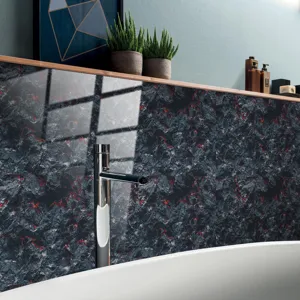 Adesivo murale consistenza marmo impermeabile pellicola cristallo lucido piastrella bagno