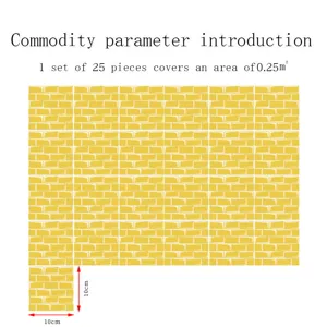 Adesivo per piastrelle a mosaico in PVC per la ristrutturazione e la decorazione rapida d'interni