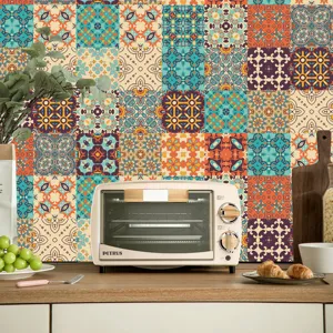 Adesivi per piastrelle mandala per decorazione parete cucina impermeabili adesivi