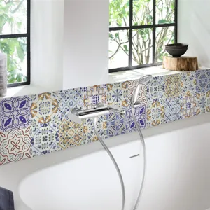 Moroccan vintage tile sticker self adhesive waterproof wall paper detail view kitchen