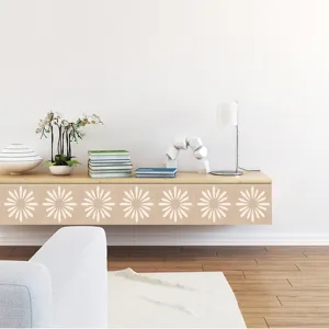 Boheemse vierkante tegelsticker zelfklevend behang huisdecoratie muursticker detail