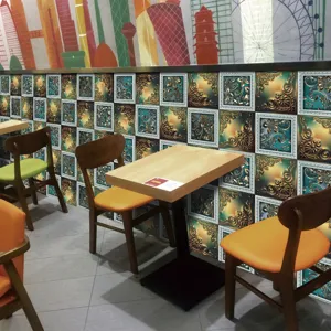 Adhesivos para azulejos retro decorativos pegatina pared mosaico hogar decoracion 10pz