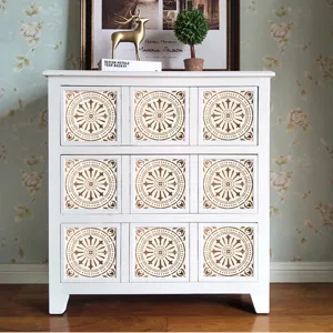 Detailed close-up view of vintage mosaic tile stickers, self-adhesive waterproof PVC wall decor.