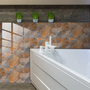 Autocollant carrelage film cristal effet marbre autocollant étanche pour cuisine salle de bain
