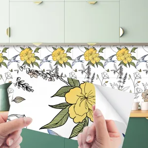 Adesivo per piastrelle in stile francese stacca e attacca decorazione cucina casa