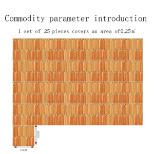Peacock feather tile sticker wall mural decor crystal film 10x10cm 25pcs set home renovation