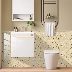 Terrazzo pattern self-adhesive wall sticker crystal film waterproof home decor detail view