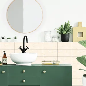 Marble texture crystal film tile sticker, waterproof self-adhesive wall paper home decor.