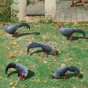 Piquet de jardin en métal faisan pour décoration extérieure, ornement de pelouse.