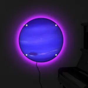 LED Planet Wall Lamp Creative Night Light Decorative Glowing Celestial Light Decor For Home