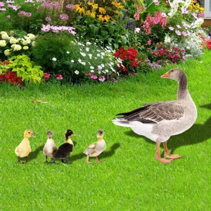 Jardin oie canard piquet decoration pelouse animal acrylique ornement exterieur jardin