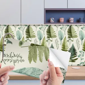 Adesivo per piastrelle francese impermeabile carta da parati cucina decorazione casa
