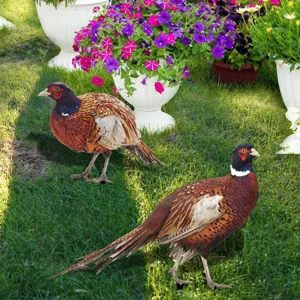 Piquet de jardin faisan pelouse décoration extérieure étanche statue animal art paysager