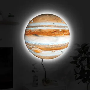Jupiter LED wall lamp glowing night light creative home decor room lighting fixture new