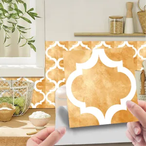 3D Geometrische Mozaïek Tegelextracten Waterdichte Zelfklevende Muurstickers Voor Keuken Badkamer Woondecoratie PVC Behang