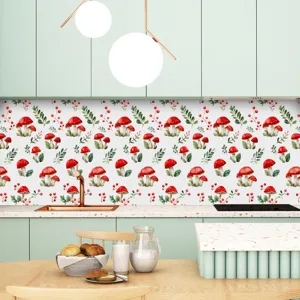Adesivo per piastrelle in stile francese impermeabile per cucina paraschizzi decorazione