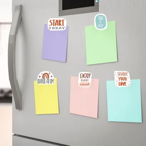 Boho magnetische Kühlschrankaufkleber mit positiven Sprüchen für schöne Heimdekoration.