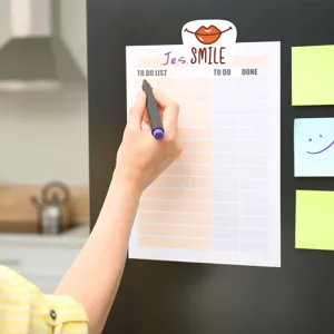 Magnetischer kühlschrank whiteboard planung wöchentliche to do liste für die küche.