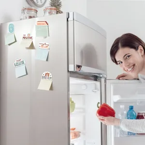 Dekorative magnetische Kühlschrankaufkleber mit niedlichen Boho Sprüchen für Küche.