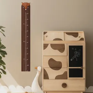 Medidor de altura de madera para ninos regleta de crecimiento decoracion pared.