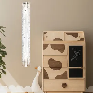 Regla de crecimiento de madera para niños medidor de altura decoración de pared