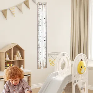 Medidor de altura infantil de madera adhesivo de pared decoracion habitacion 180cm