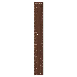 Tabla de crecimiento de madera para niños regla de altura decoración de pared infantil