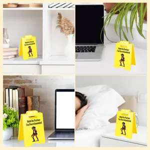 Funny acrylic desktop sign office decor prank gift funny quote desk accessory for coworkers.