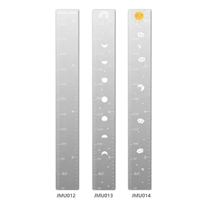 Acrylic growth chart for kids room, height measure wall sticker, 70-180cm mirror ruler.