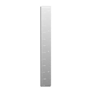 Acrylic growth chart for kids room, mirror wall sticker height ruler for children tracking.