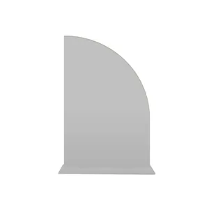 Clear acrylic DIY table sign detail, 2mm thick arched display stand for wedding and decor.