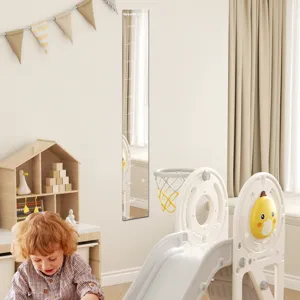 Acrylic Mirror Growth Chart for Kids Room Wall Sticker Height Ruler Decor up to 180cm