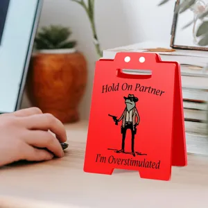 Funny office desk sign acrylic novelty prank gift funny coworker desktop decor ornament