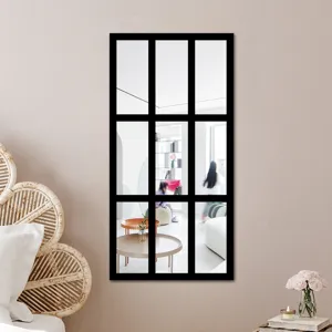 Decorative acrylic window mirror wall sticker for living room bedroom home decor item