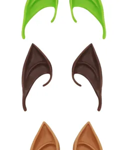 Latex Elfenohren für Cosplay, Halloween Party und Feen Kostüm Accessoires Teile.