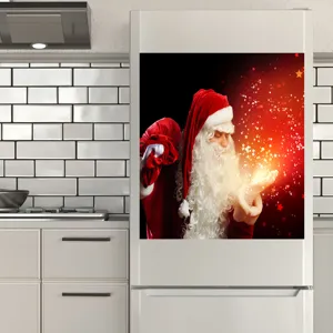 Weihnachtlicher magnetischer Kühlschrankaufkleber Spülmaschinenabdeckung Weihnachtsdeko