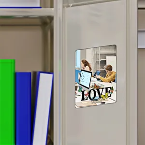 Espejo magnético para taquilla escolar y gimnasio, espejo de acrílico decorativo.