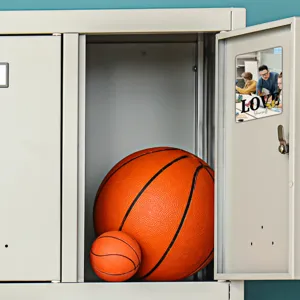 Espejo magnetico para taquilla de escuela gimnasio espejo acrilico decorativo cita