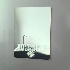Espejo magnetico de acrilico para casillero de escuela gimnasio espejo decorativo