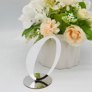 Acrylic table number sign wedding digital seating card restaurant desk sign decoration