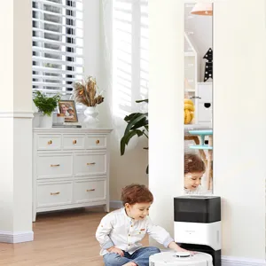 Acrylic mirror growth chart for kids room wall decor height ruler 70-180cm modern style