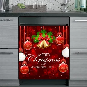 Weihnachten Geschirrspüler Magnet Abdeckung Aufkleber wasserdichtes Weihnachts-Dekor.