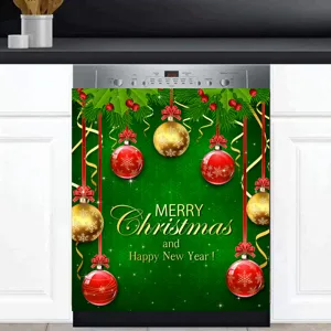 Weihnachten Spuelmaschine Abdeckung Magnetisch Festliche Kueche Geraet Aufkleber Deko