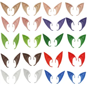 Halloween Elfen Oren Fee Cosplay Kostuum Feest Rekwisieten Zachte Puntige Oren Diverse Kleuren