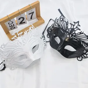 Mascara veneciana carnaval halloween disfraz media cara fiesta elegante accesorios