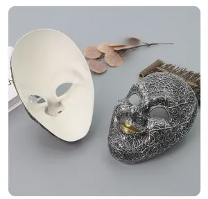 Halloween masquerade skull mask full face scary party costume props for festival events detail view