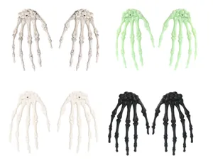 Halloween skeleton hand hanging decoration scary party props spooky haunted house decor.